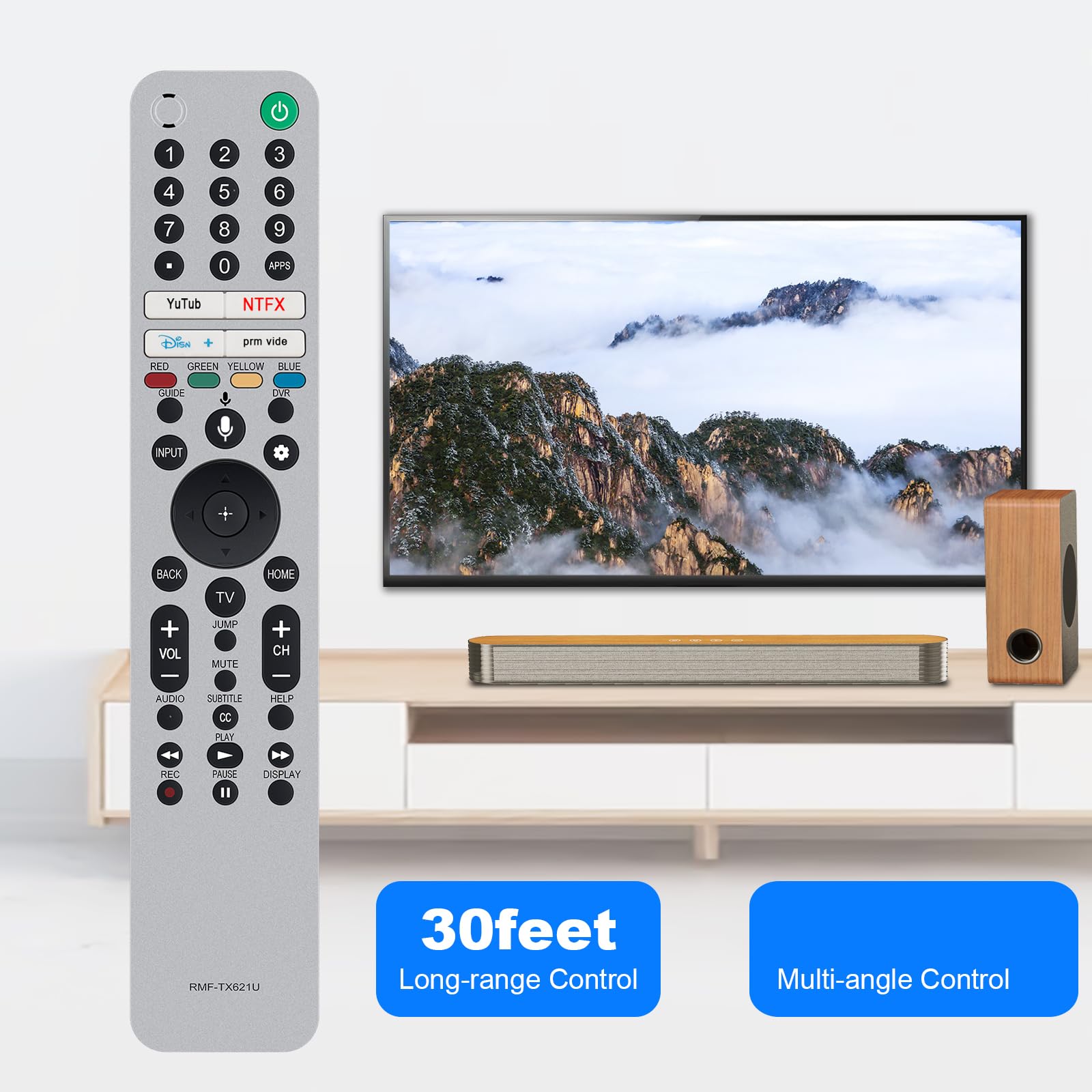 SONY 純正テレビリモコン BRAVIA RMF-TX621U 北米モデル Amazon.com: Allimity RMF-TX621U RMFTX621U Replacement Voice Remote
